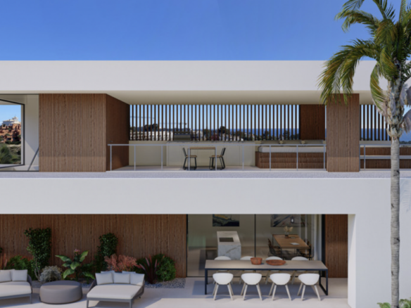 Sotogrande  – Offplan Modern villa – Panoramic  Sea Views
