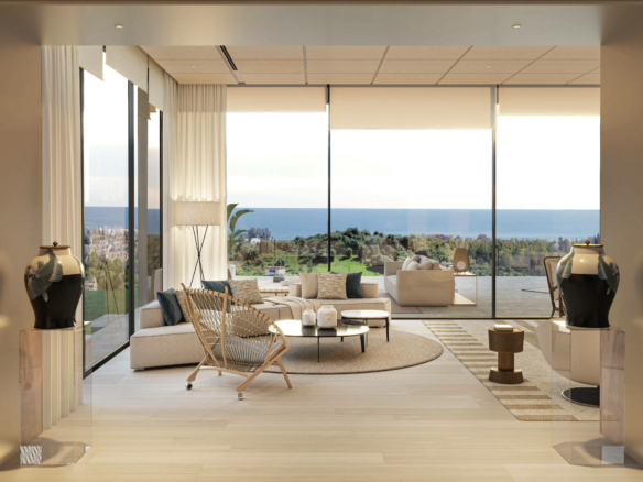 Benahavis – 5B Modern villa – Gated -Sea views