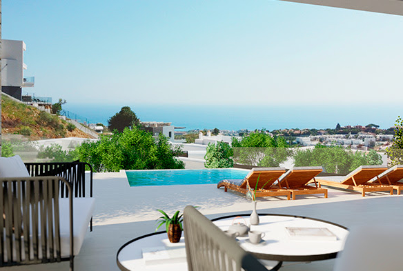 Mijas – Modern 5B Villa – Sea Views
