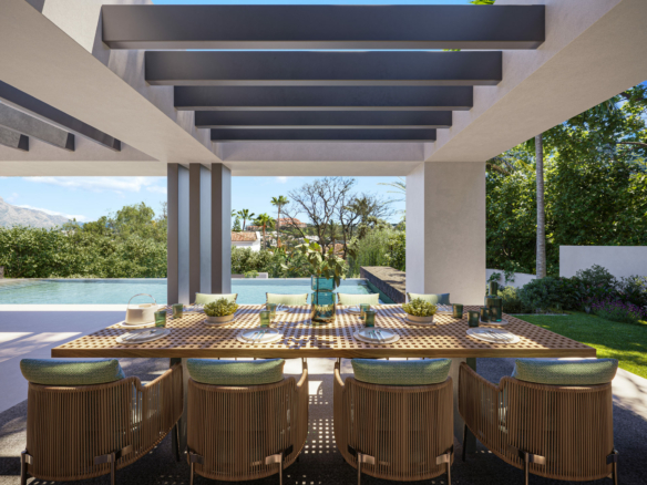 Benahavis – Modern 5B Villa  – Sea Views