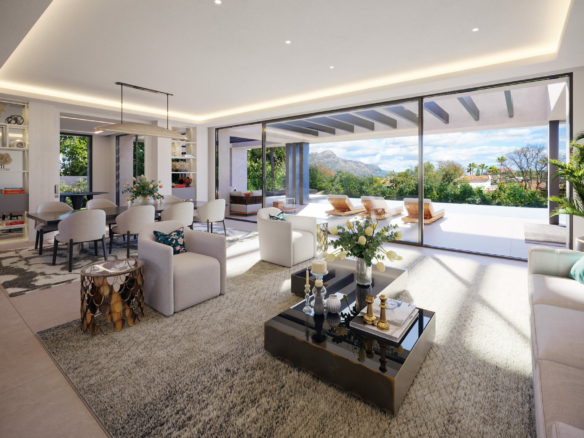 Benahavis – Modern 5B Villa  – Sea Views