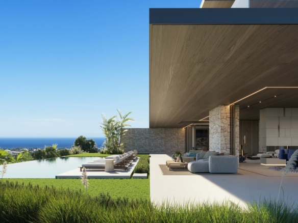 Benahavis – 8B Modern Villa – Gated -Sea Views