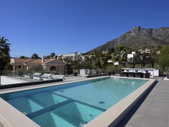 For Rent – Marbella Hillside – Modern 6 Bedroom  Mansion – Sea views
