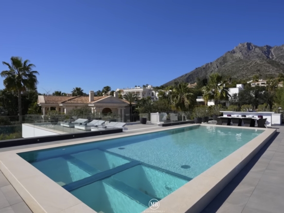 For Rent – Marbella Hillside – Modern 6 Bedroom  Mansion – Sea views