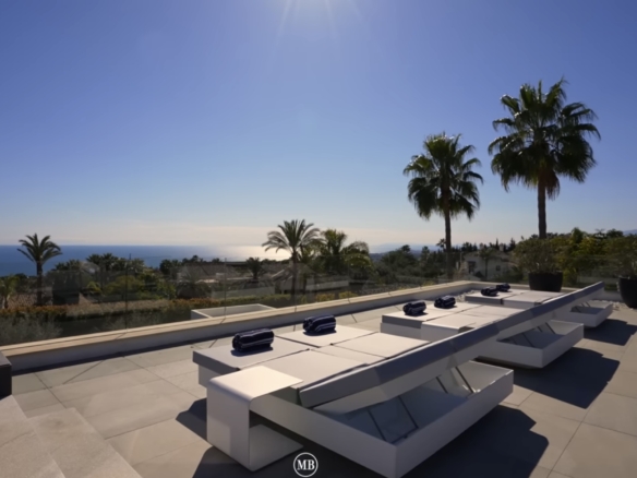 For Rent – Marbella Hillside – Modern 6 Bedroom  Mansion – Sea views