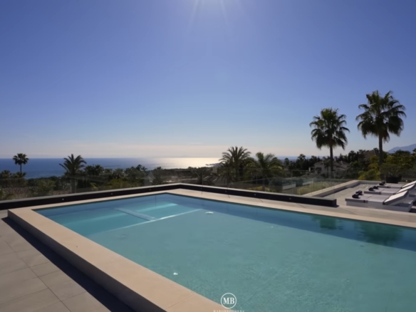 For Rent – Marbella Hillside – Modern 6 Bedroom  Mansion – Sea views