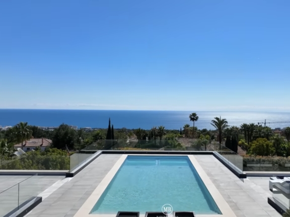 For Rent – Marbella Hillside – Modern 6 Bedroom  Mansion – Sea views