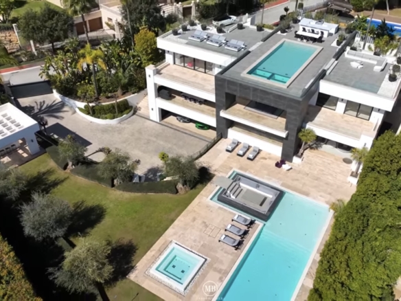 For Rent – Marbella Hillside – Modern 6 Bedroom  Mansion – Sea views