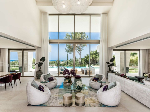For  Rent –  Sierra Blanca – Luxury 7 Bedrooms Modern Villa –  Sea Views