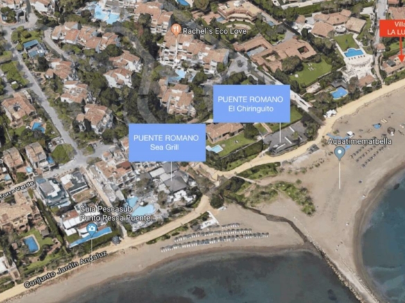 Golden Mile  – 5B Beachfront Villa – For Rent
