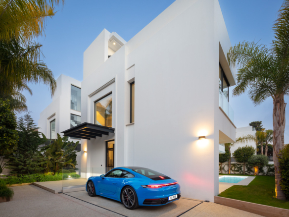🏡✨ FOR SALE: Modern Villa on the Golden Mile – Beachside Paradise 🌊☀️
