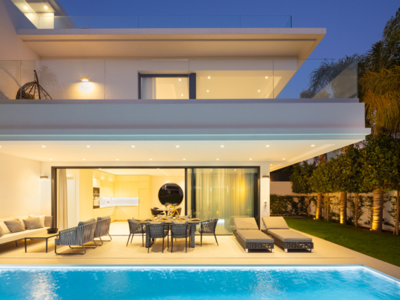 🏡✨ FOR SALE: Modern Villa on the Golden Mile – Beachside Paradise 🌊☀️
