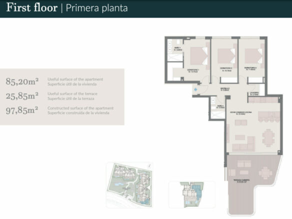 SOLD OUT – Estepona – 2/3/4 B Apts. / Penthouse near Town & Sea