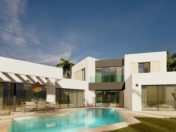 Estepona – 1st Line Golf – Off plan 3-4B villas