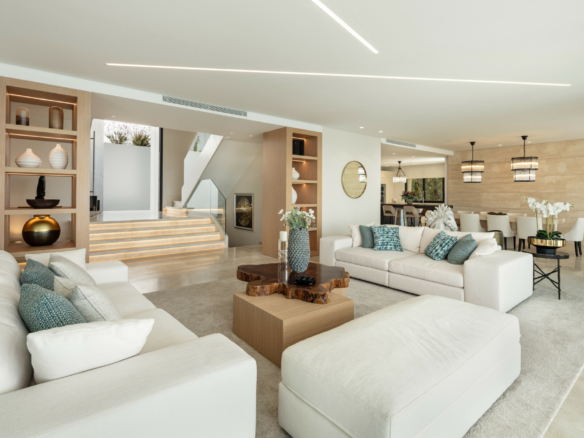 Reduced ✨ For Sale: Luxury Modern Villa in Benahavis with Stunning Sea Views ✨  🏎️ Huge Supercar Garage! 🏎️