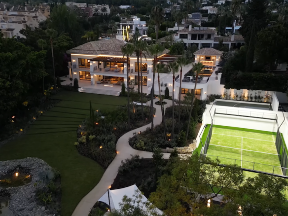 🏰 Marbella Hillside Mansion with Spa, Indoor pool & Tennis Court 🎾🌅