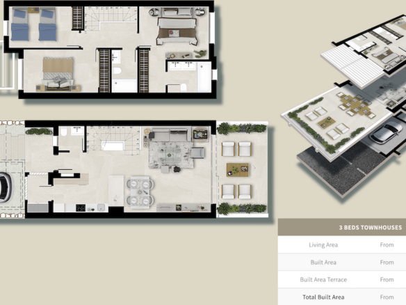 Estepona – New 3B  House – Golf area