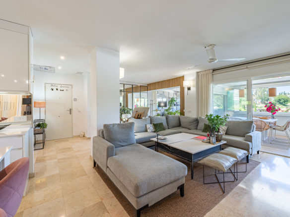 Guadalmina  – 3 B Garden Apt. – 1st Line Golf