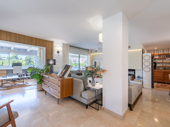 Guadalmina  – 3 B Garden Apt. – 1st Line Golf