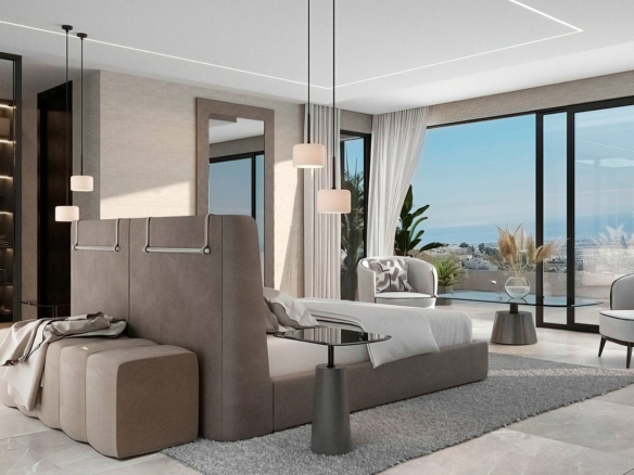 🏡 FOR SALE – El Madroñal, Benahavís ✨ 🌊 Modern Villa | Sea Views | Gated Community