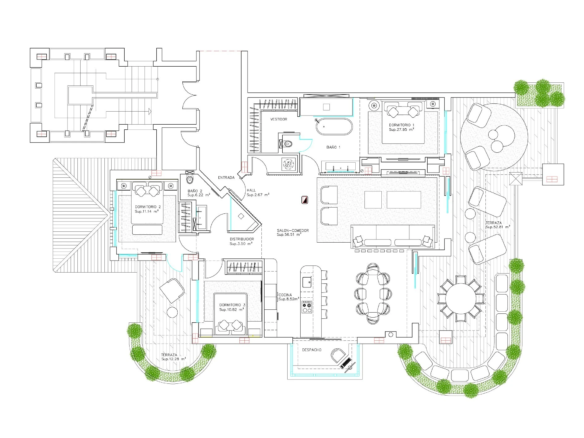 Golden Mile – 3B Apt – Sea Views – Gated -Turnkey