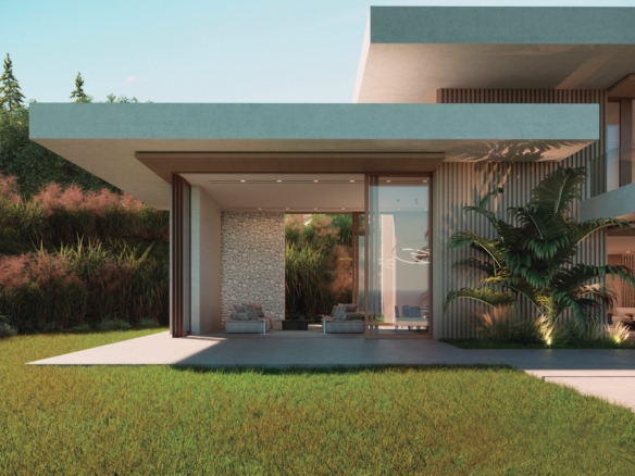 Cascada de Camoján  -7B Modern Villa  – Sea Views – Gated
