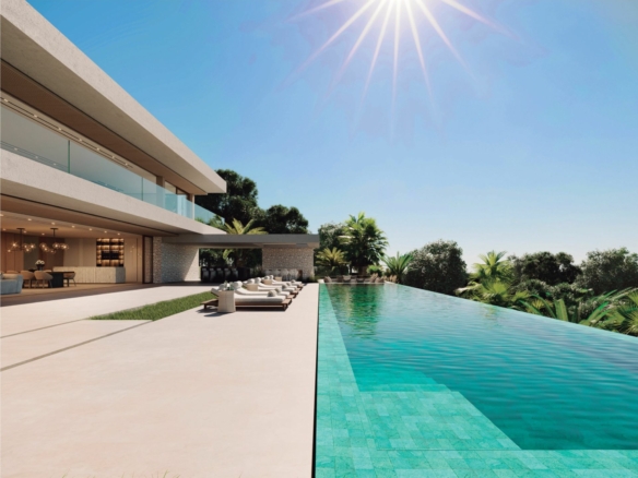 Cascada de Camoján  -7B Modern Villa  – Sea Views – Gated