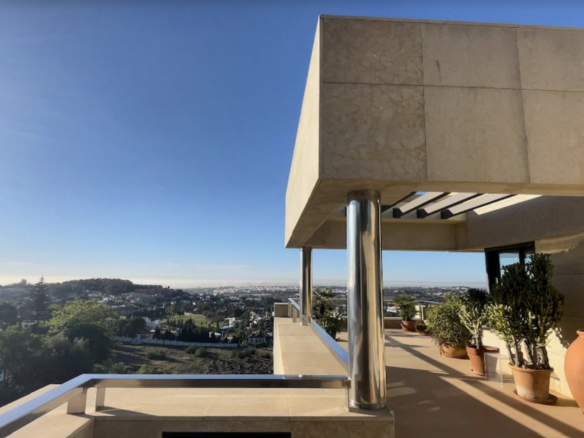 SOLD- Nueva Andalucia -1750m2 Sky villa – Panoramic Views – Huge Private Garage
