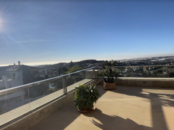 SOLD- Nueva Andalucia -1750m2 Sky villa – Panoramic Views – Huge Private Garage