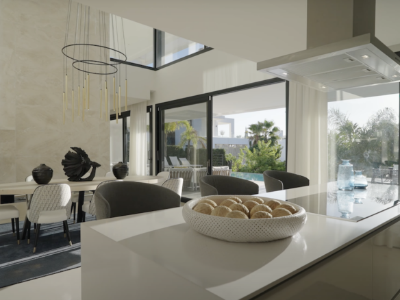 Nueva Andalucia – Modern 5B Villa – Gated – Turnkey