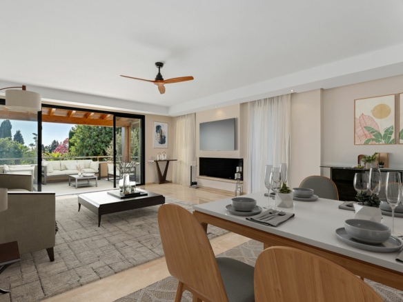 SOLD – Golden Mile: Luxurious Apartment in  Gated Community |  Marbella