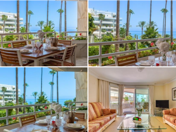 For Rent – Golden Mile –  Esmeralda Playa – 3 Bedroom Apartment – Sea views. -Gated