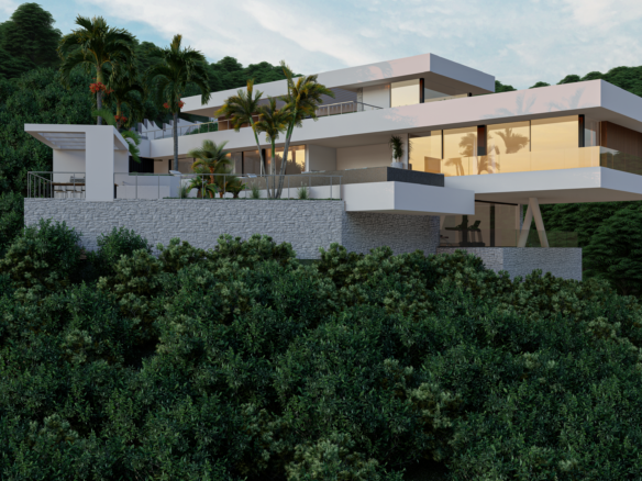 For Sale 🏡  Monte Mayor D3 – Modern Villa with Sea Views 🏡 Gated Community