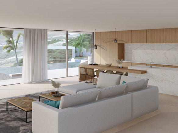 For Sale 🏡  Monte Mayor D3 – Modern Villa with Sea Views 🏡 Gated Community