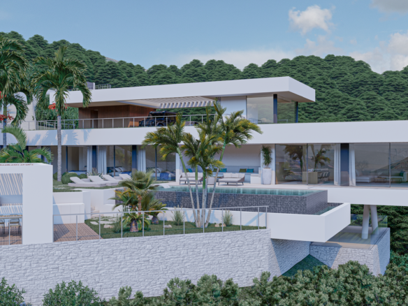For Sale 🏡  Monte Mayor D3 – Modern Villa with Sea Views 🏡 Gated Community