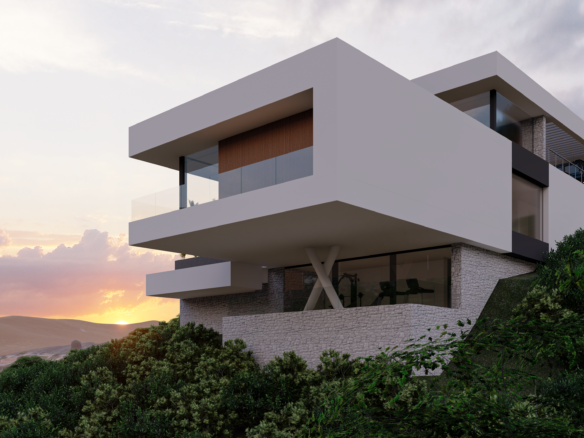 For Sale 🏡  Monte Mayor D3 – Modern Villa with Sea Views 🏡 Gated Community