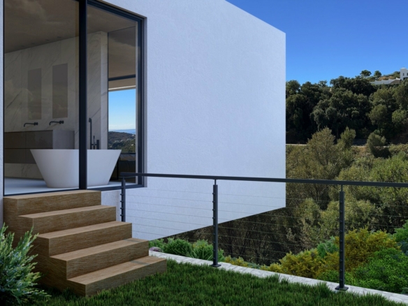 🔴 FOR SALE – MONTE MAYOR D1 – BENAHAVIS – Modern villa – Sea Views -Gated 