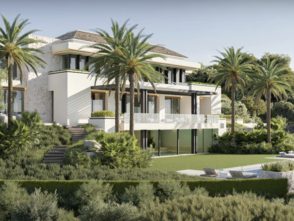 For Sale 🏰 Luxurious Villa with 8B in La Zagaleta 🏰 Gated – Sea views – Ready end 2025