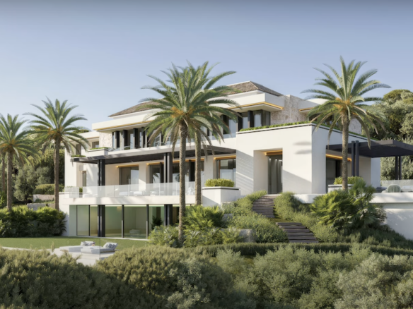 For Sale 🏰 Luxurious Villa with 8B in La Zagaleta 🏰 Gated – Sea views – Ready end 2025
