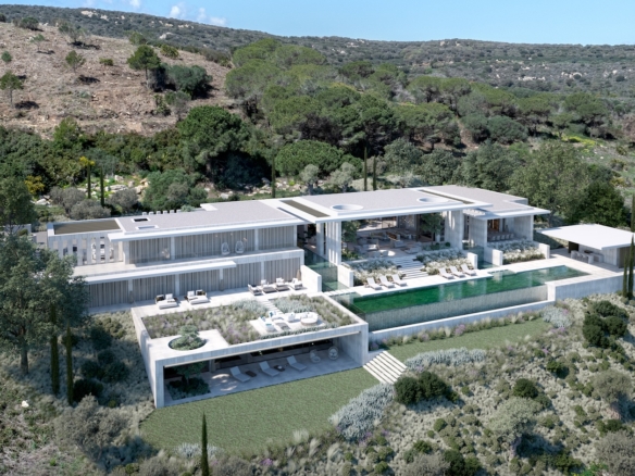 🌟 For sale! Off-plan modern luxury villa   by a renowned architect 🏡, with stunning sea views in Sotogrande 🌊