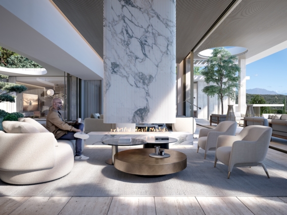 🌟 For sale! Off-plan modern luxury villa   by a renowned architect 🏡, with stunning sea views in Sotogrande 🌊