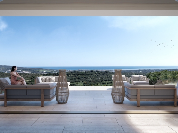 🌟 For sale! Off-plan modern luxury villa   by a renowned architect 🏡, with stunning sea views in Sotogrande 🌊