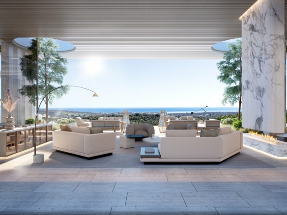 🌟 For sale! Off-plan modern luxury villa   by a renowned architect 🏡, with stunning sea views in Sotogrande 🌊