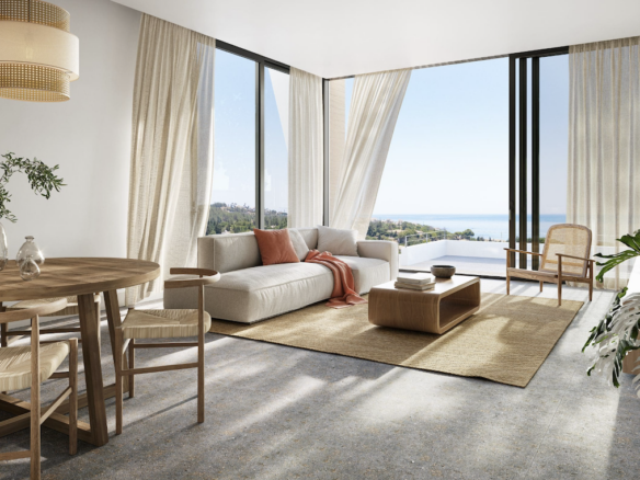 Mijas Costa – Modern 3B Homes for sale  – Sea Views