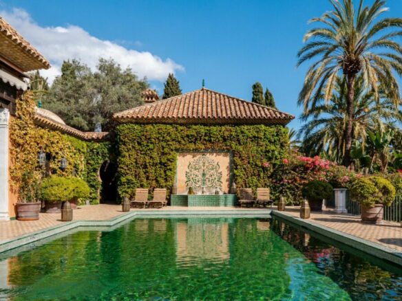 For Rent –  Moorish Palatial Mansion – Park like Gardens