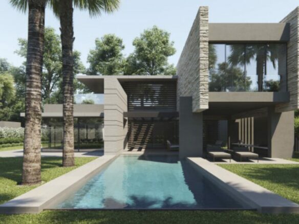 📍 Brand-new, state-of-the-art, contemporary-style, high-end villa located beachside in San Pedro