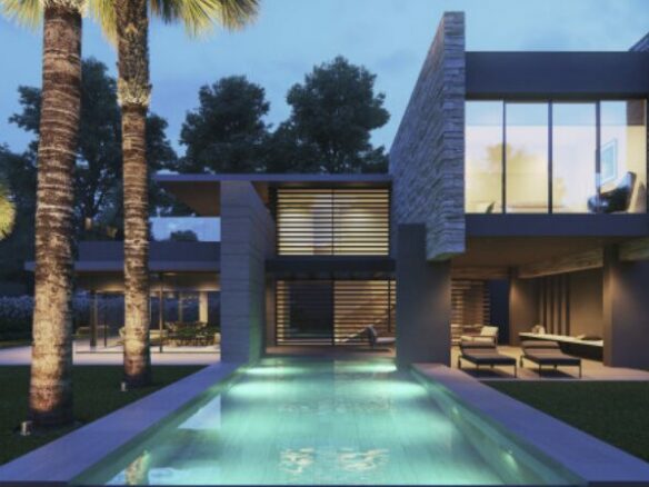 📍 Brand-new, state-of-the-art, contemporary-style, high-end villa located beachside in San Pedro