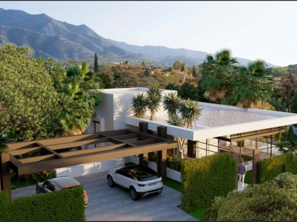 🏡 For Sale : 4 Modern villas – Off plan – Near Puerto Banus