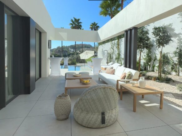 Reduced – For sale – Spectacular  new frontline golf villa! 🏌️‍♂️🏖️ Nueva Andalucia -Marbella