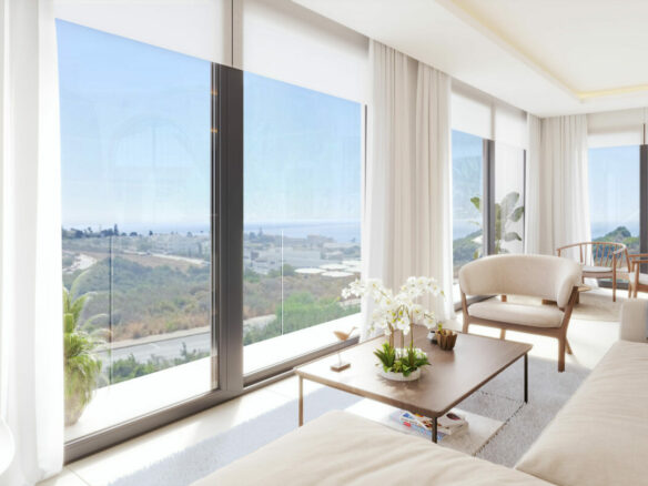 For sale – 🏡 Boutique development of 10 attached villas, a stunning plot with sea, golf & mountain views